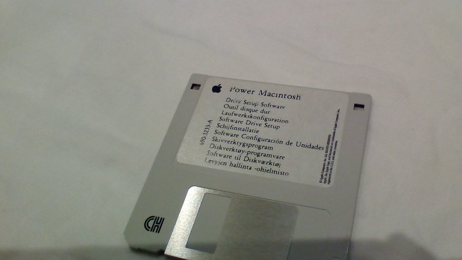 Apple Power Macintosh Multiprocessor Installer  Power Mac Drive Setup disketter