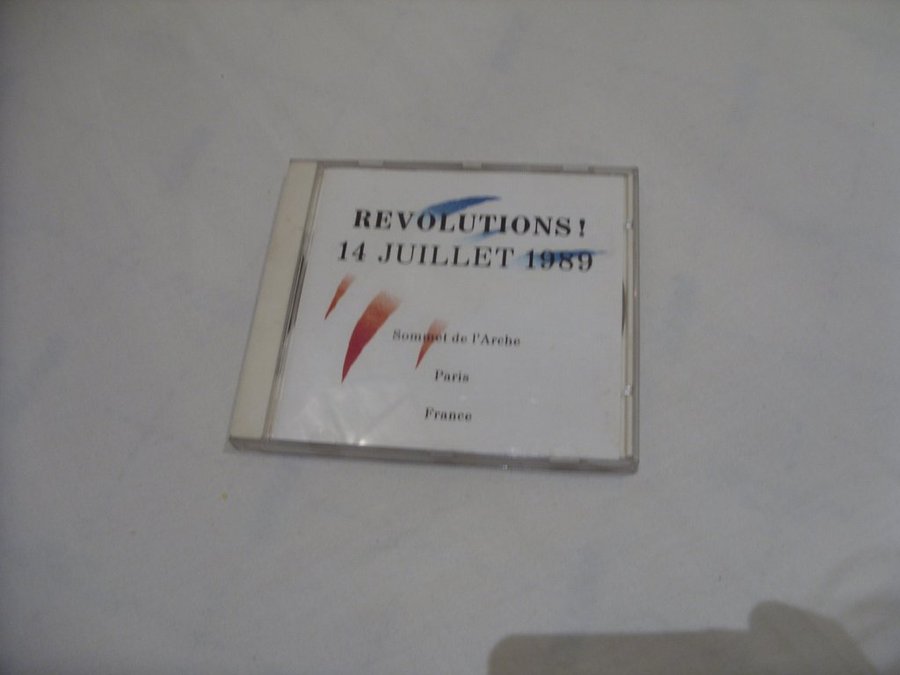 Revolutions! 14 Juillet 1989 Paris France Apple CD ROM Vintage cnit Frankrike