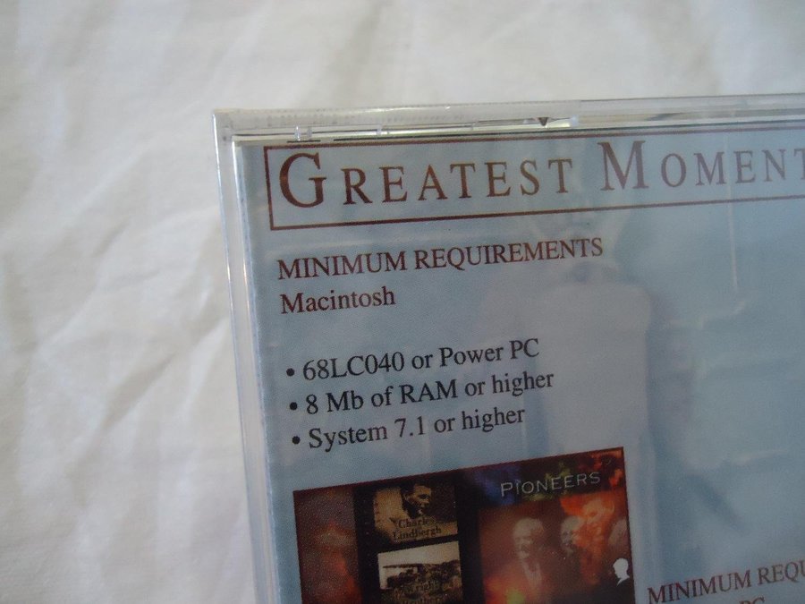 Greatest Moments Of Our Time PC  Macintosh multimedia Engelsk CD ROM