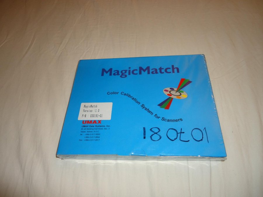 UMAX MagicMatch Color Calibration System for Scanners Macintosh version 10