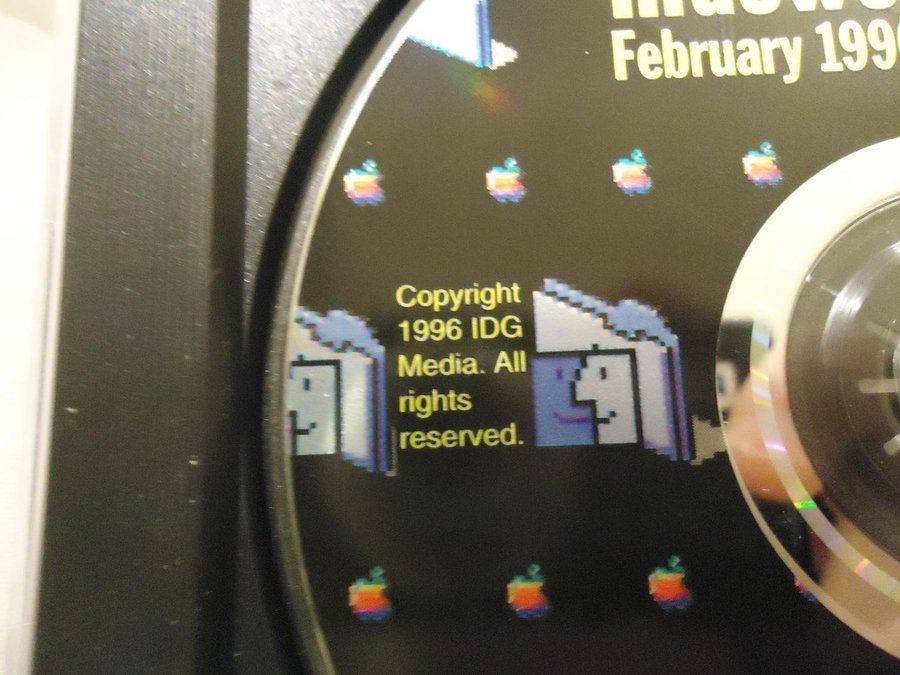 MacWorld February 1996 Macintosh CD ROM Engelsk utgåva