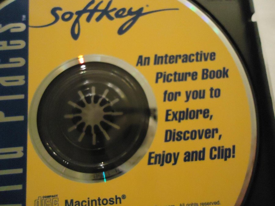 Softkey Wild Places Multimedia Picture Book Macintosh CD ROM 1994 Engelsk
