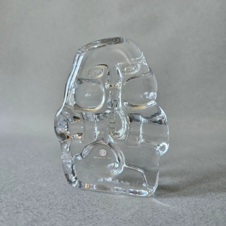 iittala glasblåsare Jorma Vennola figurin glas figur vintage