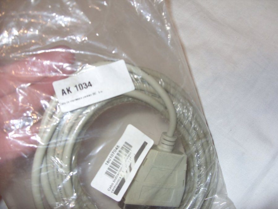 Centronics AK 1034 Bi-Directional parallel printer cable 5 meter ny! new!