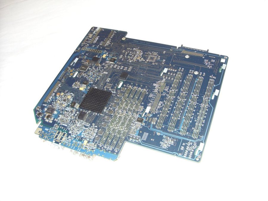 OBS! PROCESSORN SAKNAS! Power Macintosh 1 GHz Dual G4 Moderkort Logic board MDD