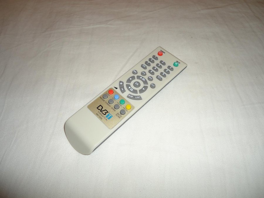 DVB T Terrestrial digital TV Box fjärrkontroll modell RMT-500A