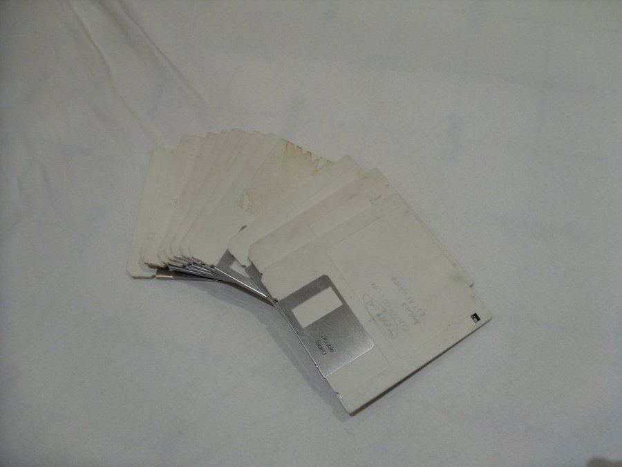 Floppy Diskettes DD Double sided 10-pack Begagnade disketter PC  Mac datorer