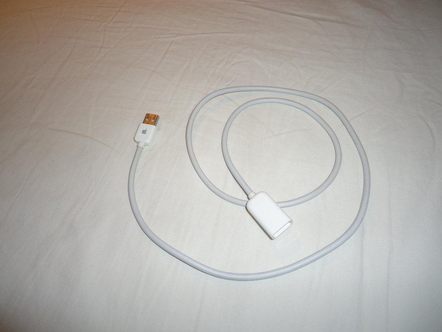 Apple USB förlängnings kabel 1 meter hane och hona extension cable