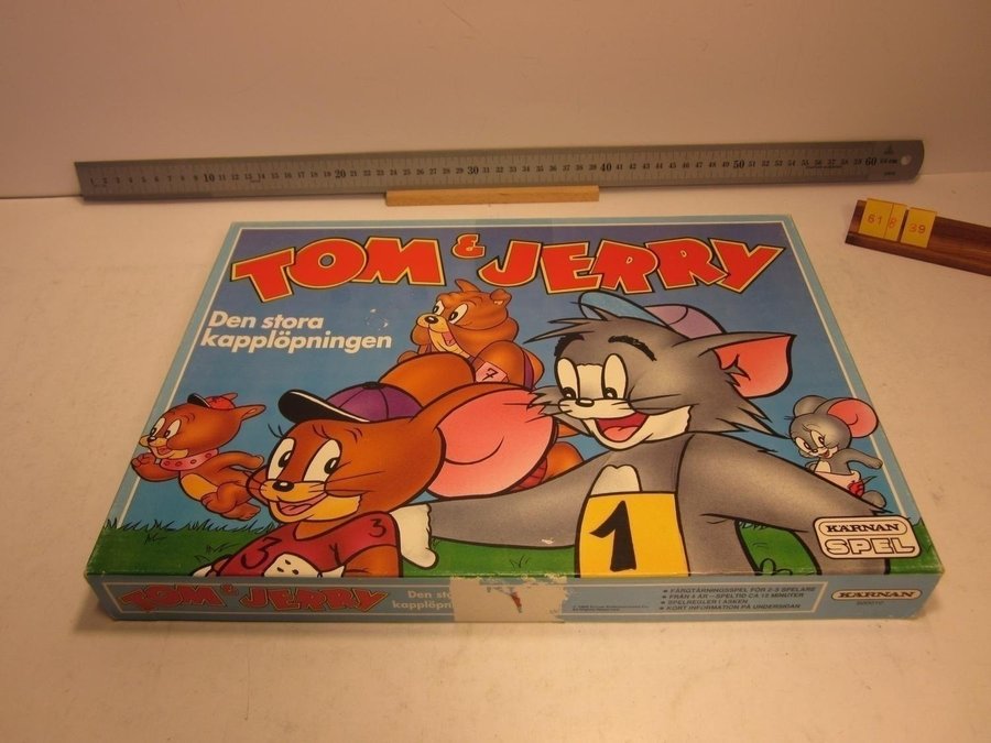 Tom  Jerry Den stora kapplöpningen Kärnan 1989 Komplett