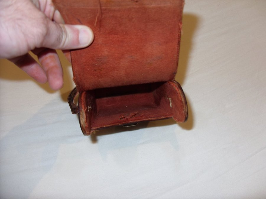 Kodak Antik Vintage kamera väska fodral i läder camera bag photography