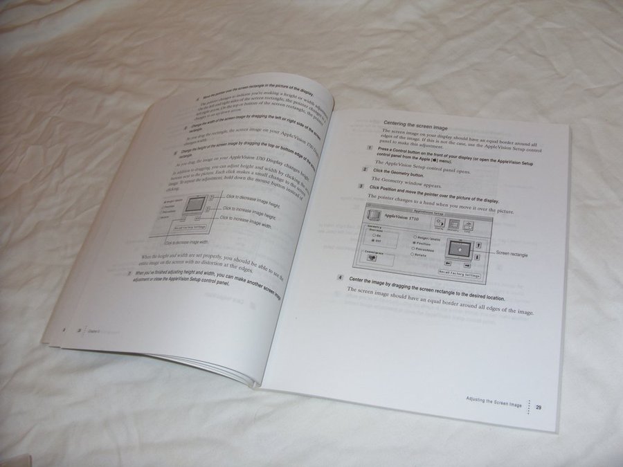 AppleVision 1710 Display manual Macintosh CRT bildskärm ambient light tool ingår