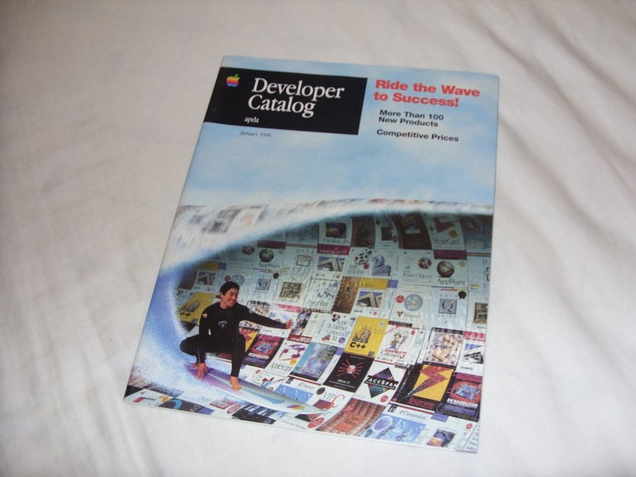 Apple Developer Catalog apda January 1996 Steven Jobs Macintosh sällsynt!