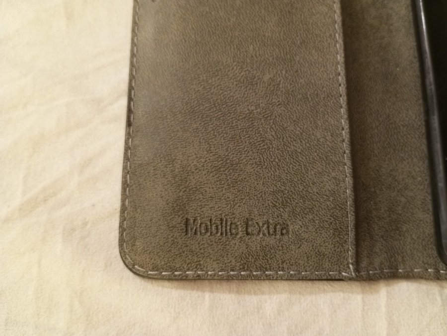 Mobile Extra telefon fodral väska för smartphones 3 kort fack svart färg