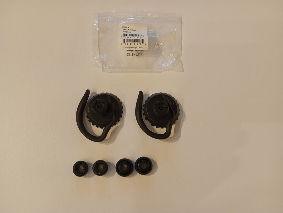 Jabra A Earhook modell 14121-26 nya oanvända svart färg