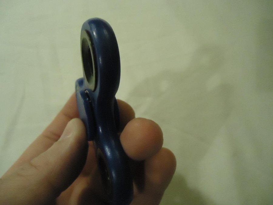 Fidget Spinner blå finger stressreducerare stresslindring leksak barn toy