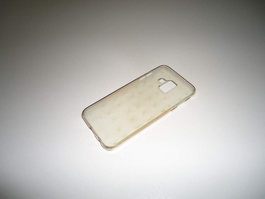 Mobil telefon skal med diamant mönster 15 x 7 cm okänt märke Transparent plast