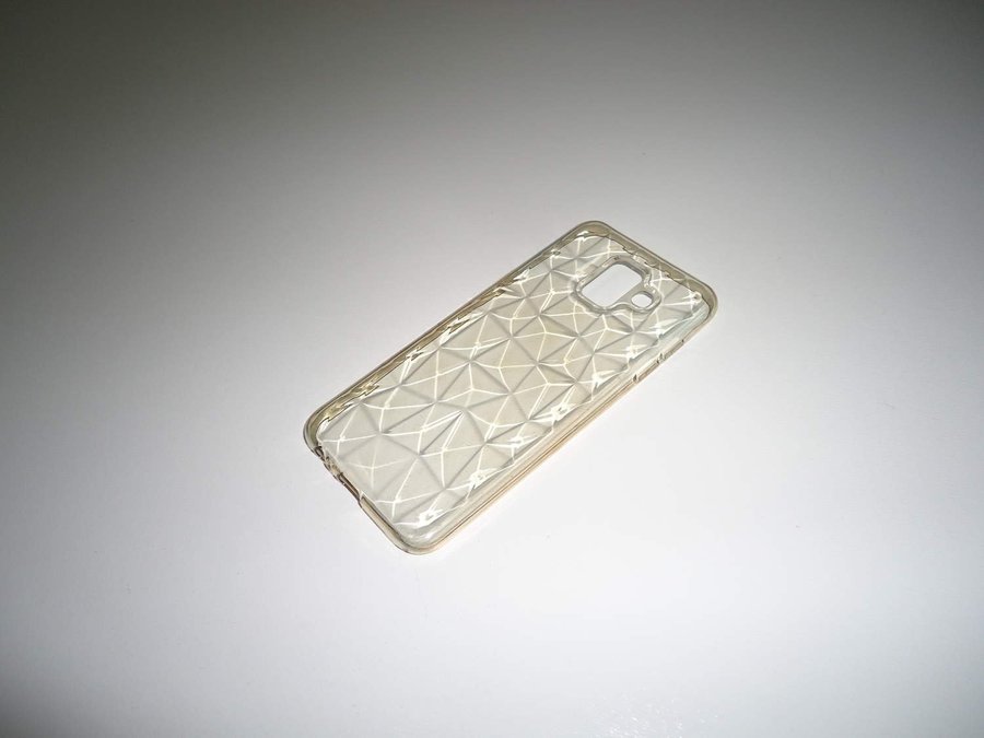 Mobil telefon skal med diamant mönster 15 x 7 cm okänt märke Transparent plast