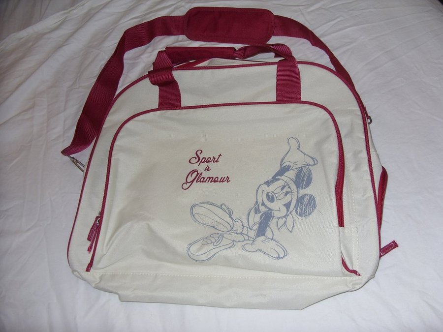 Walt Disney Minnie Mouse axelrem väska Sport is Glamour utgåva Mimmi Pigg Musse