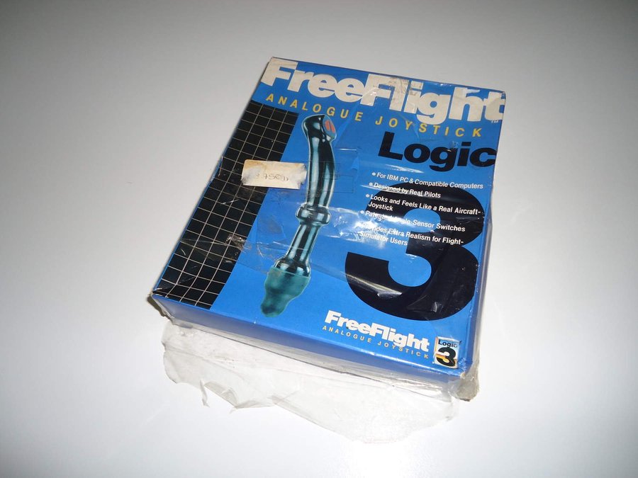 Logic 3 FreeFlight Analogue Joystick IBM PC flygsimulator model FF 224 Ny!