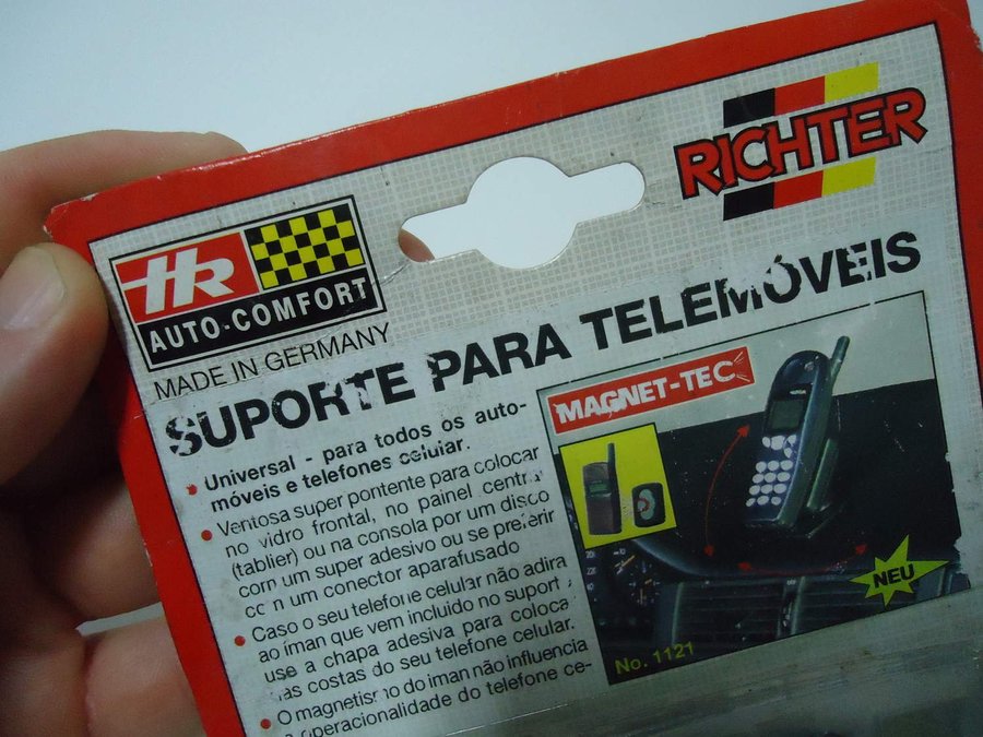 Herbert Richter Magnet Tec Mobil telefon haÌŠllare foÌˆr Bil Made in Germany