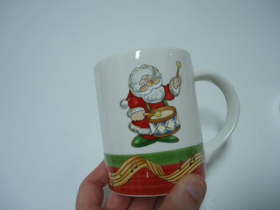 Jul tomtar 2 st kaffe/te porslins keramik muggar porcelain mug