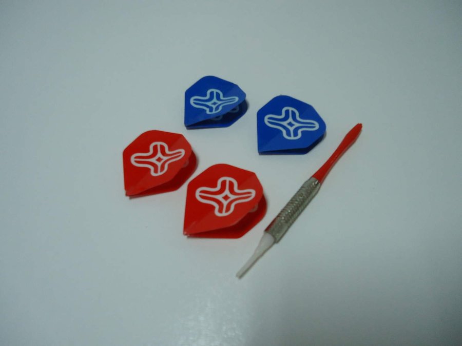 Dart Flights 4 st med 1 st Dart shaft pilkastning dart sport bar pub