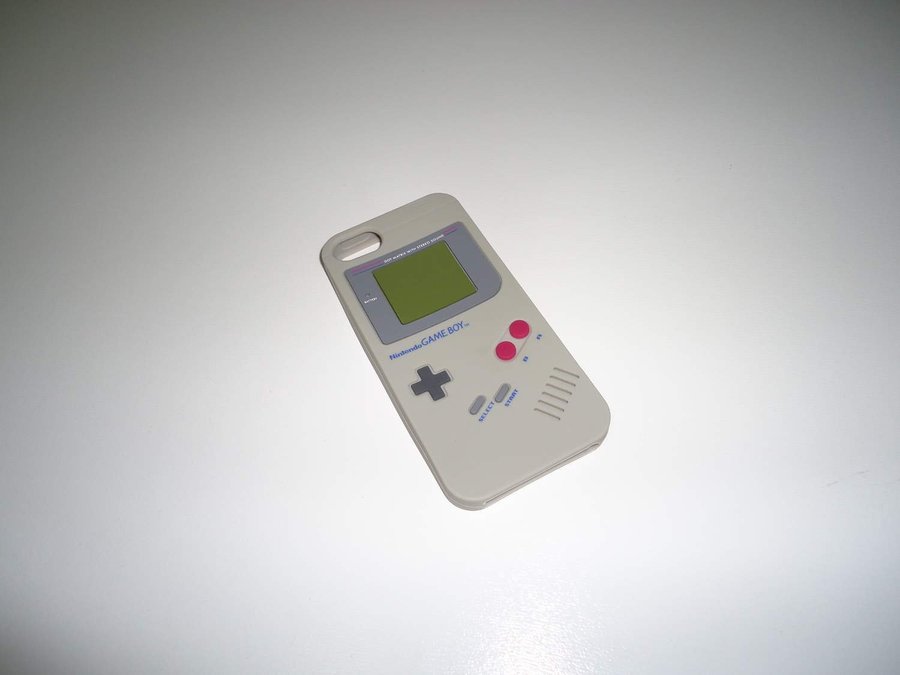 Nintendo Game Boy iPhone 3/4 Mobil fodral/skal tillverkad av mjukare gummi