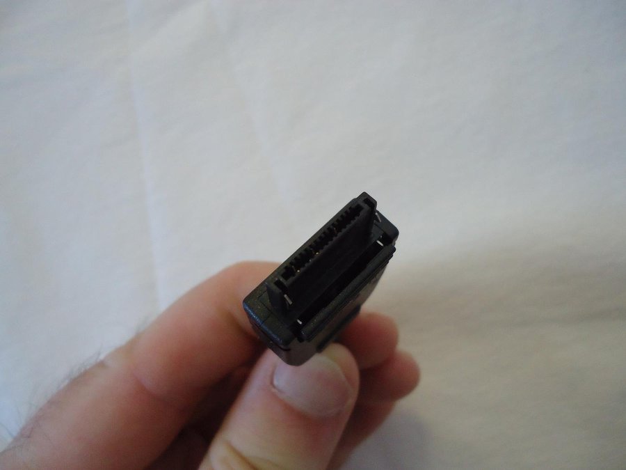 Mobil telefon kabel 11 cm längd med 25mm kontakt för ljud i en av ändarna
