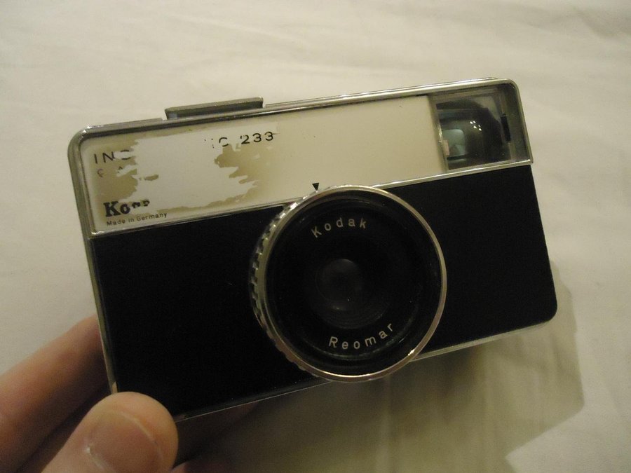 Kodak Instamatic 233 Reomar Made in Germany komplett med läder väska