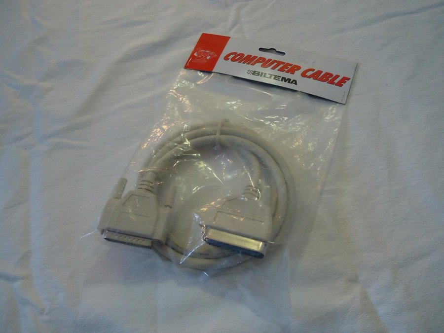 Printer Cable  Skrivar kabel CN36 hane till DB25 hane 18 meter längd PC cable