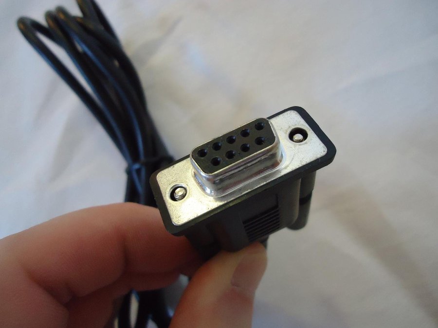 Parallel 25 pin hane till DB9 pin seriell data kabel PC dator