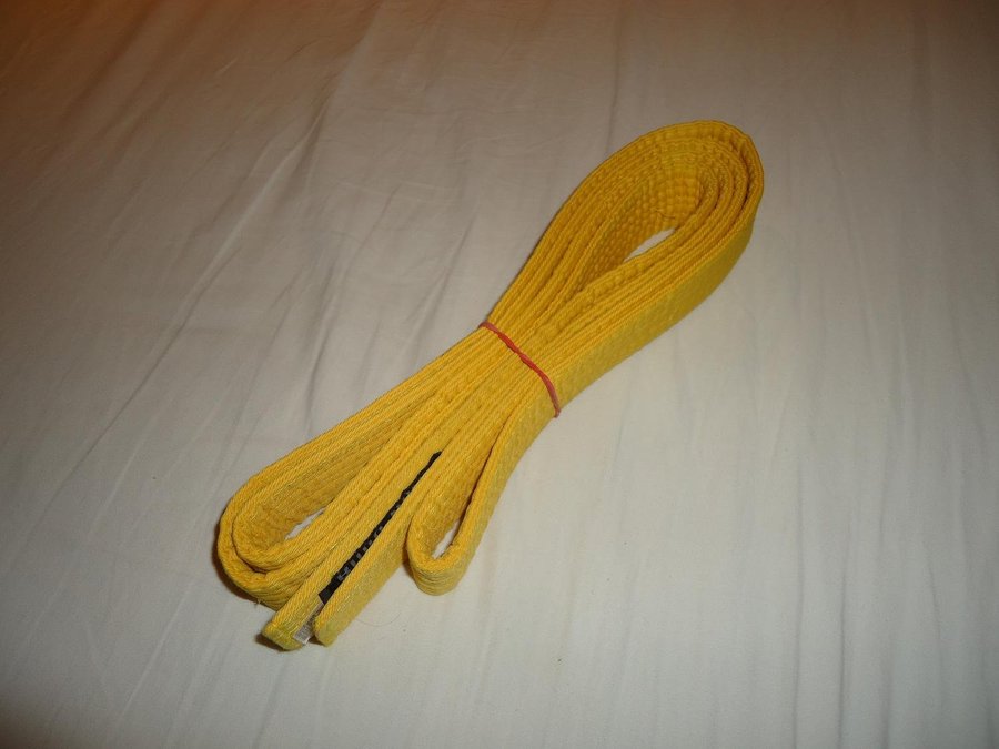 Budo Nord Selected Quality gul färg kampsport bälte 240 cm martial arts
