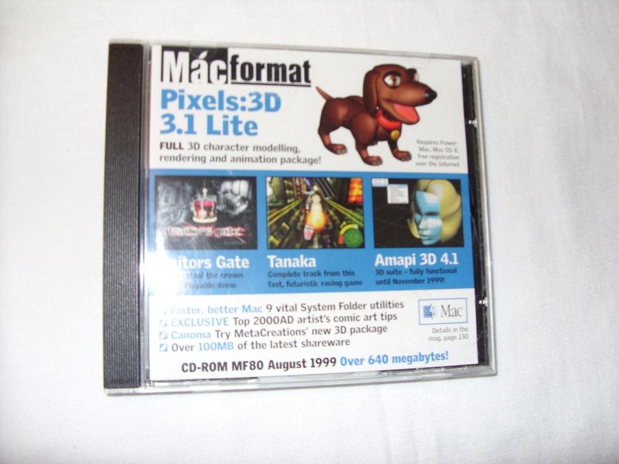 MacFormat 10 st CD ROM skivor Engelska utgåvor år 1999/2001 Apple Macintosh Mac