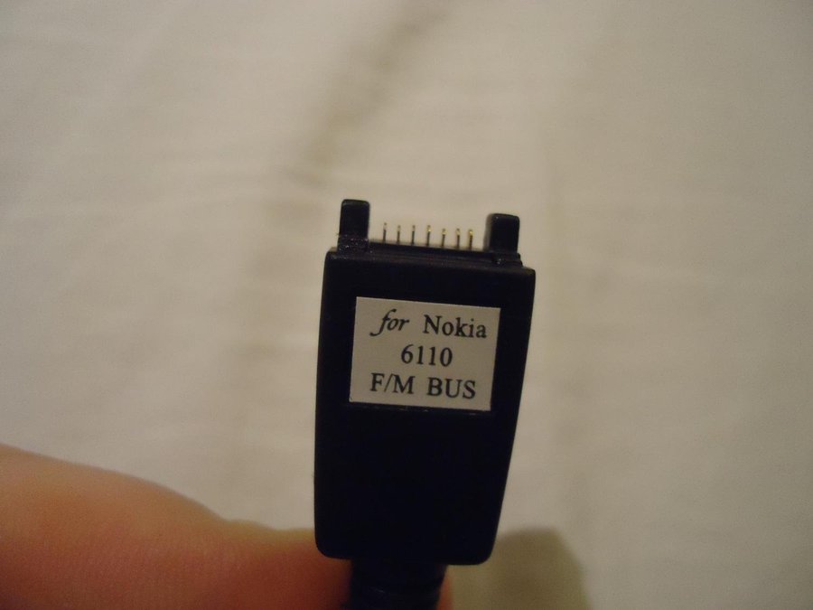 Nokia 6110 F/M BUS seriell DB9 kabel adapter dator