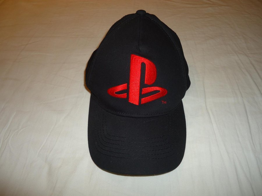 Keps PS Sony Playstation broderad logotype baseball cap TV spel video game