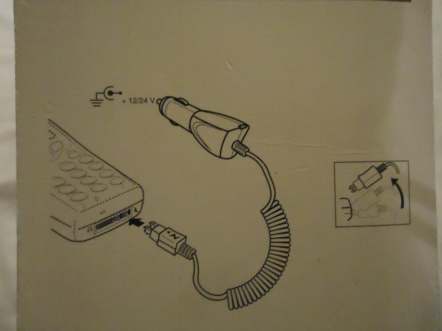 Sony Ericsson Cigarette Lighter Adapter modell CLA-11 ny och oöppnad bil laddare