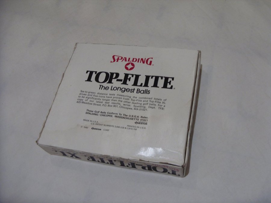 Spalding Top Flite XL12 pack Golf Bollar Made in USA 1982 Professional Golf Ball