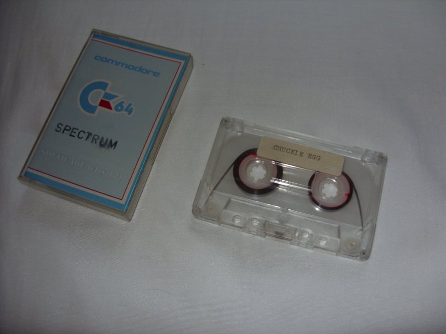 Chuckie Egg Commodore 64 128 Spectrum kassettband