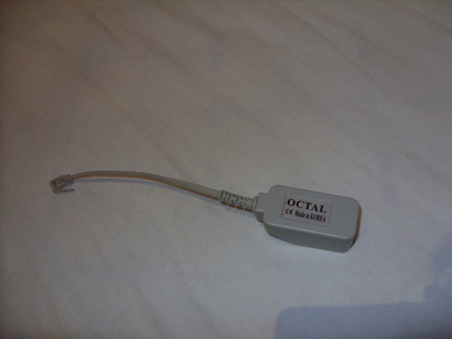 Octal Made in Korea Telefon adapter kabel
