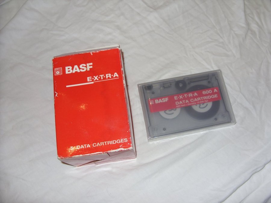 BASF Extra DC 600 A Data Cartridges 620 feet 12500 ftpi dator media