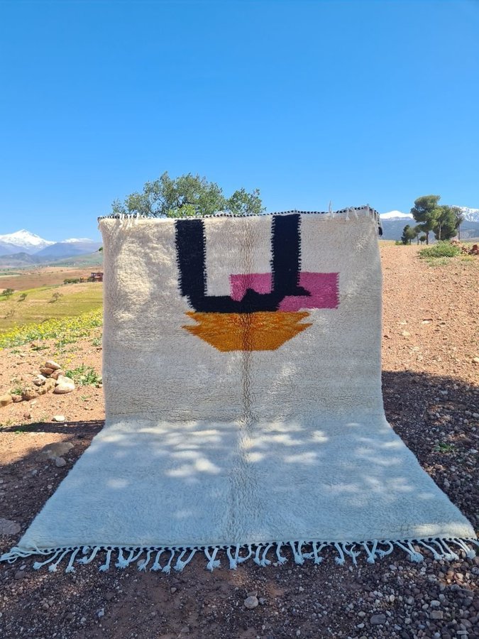 Beni ouarain matta 300 x 200 cm marockansk handgjord