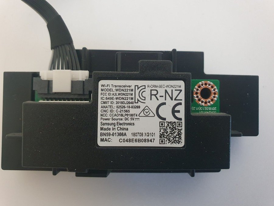 Wifi Module BN59-01308A - Samsung UE40NU7125K