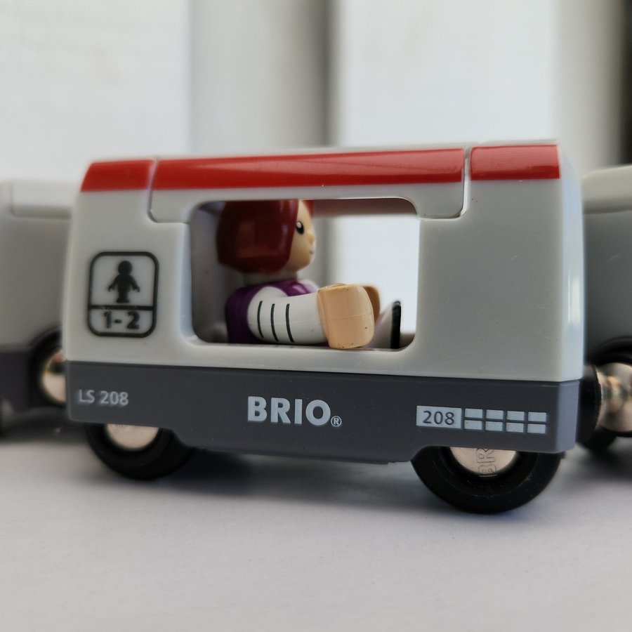 BRIO Toy Train Conductor  Two Passengers