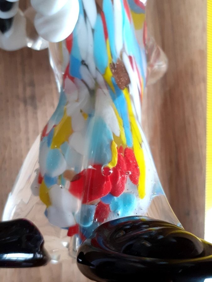 Murano glass handmade clown figure