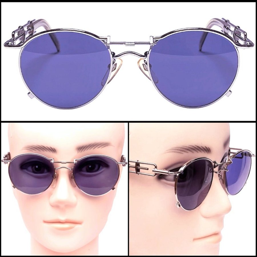 Jean Paul Gaultier 56-0174 Steampunk Sunglasses 1st Generation Model + JPG Case