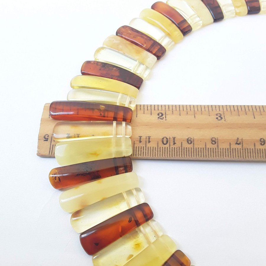 Baltic amber Cleopatra style necklace and bracelet set women’s gemstone jewelry