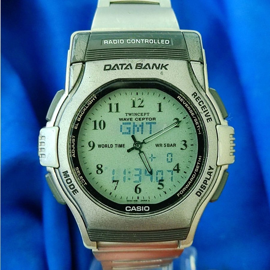 JDM Casio FKt Dual face twincept 200 ultra rare japan made vintage 1990