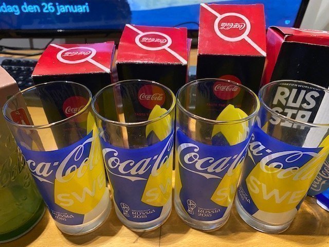 COCA-COLA GLAS 6 STYCK I KARTONG