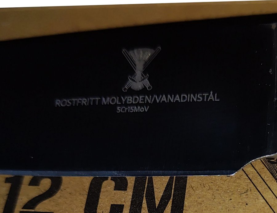 Två stycken nya knivar rostfritt Molybden / vanadin stål 5Cr15Mov