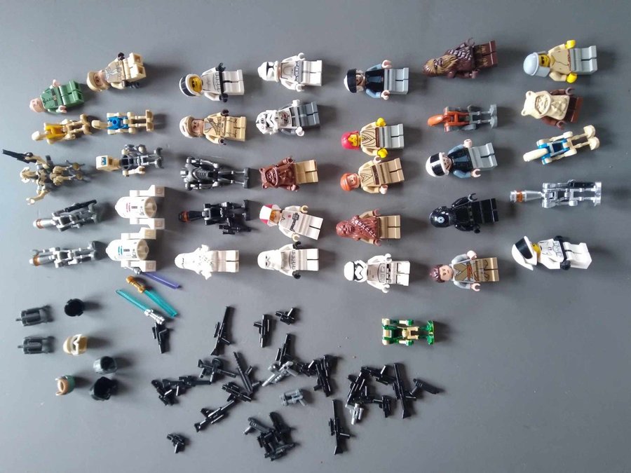 Lego - Star Wars Minifigs blandat